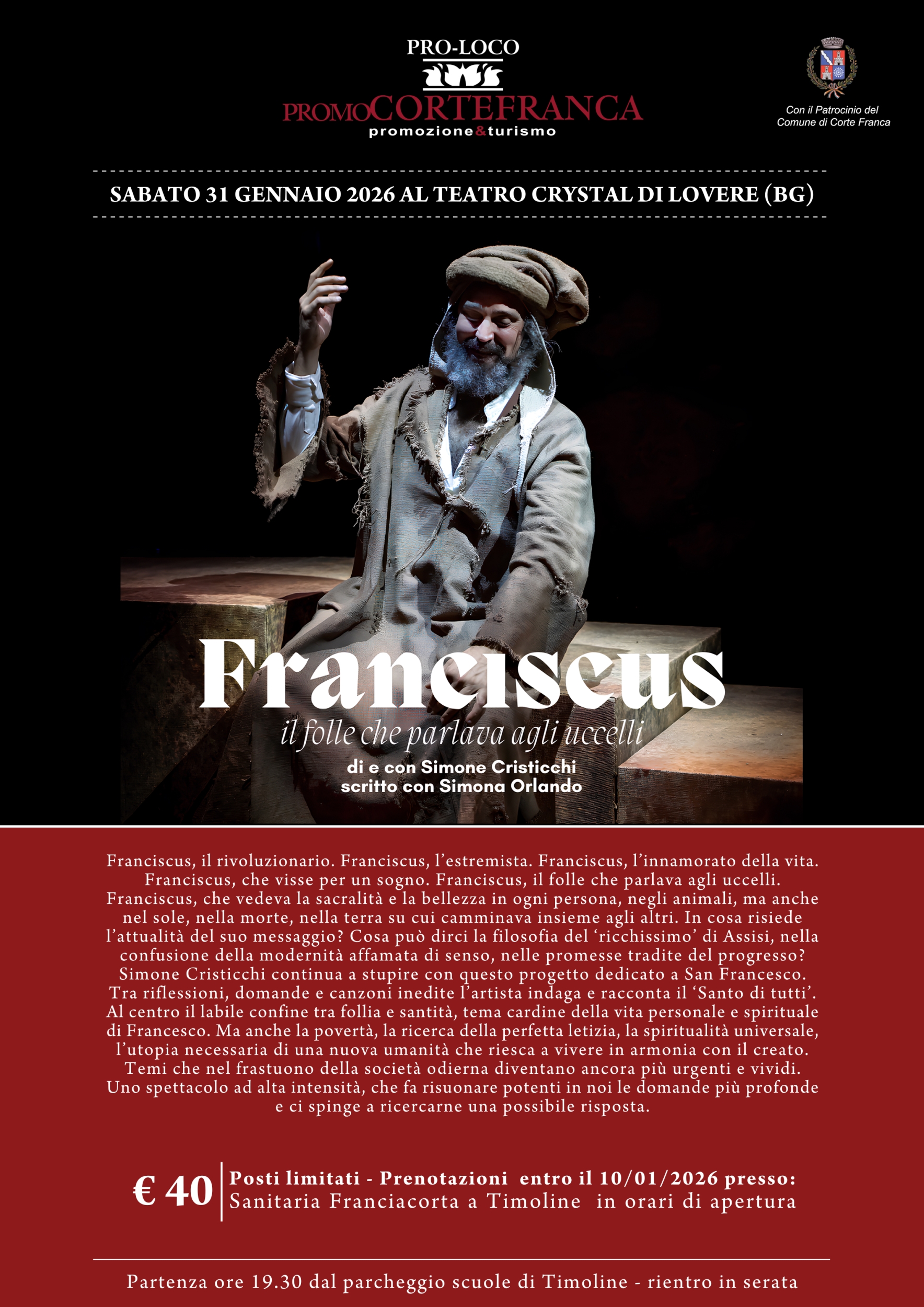 Franciscus - Spettacolo teatrale